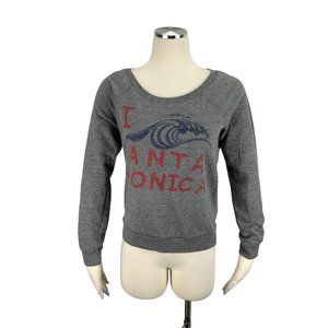 American Eagle Medium Sweatshirt Top Santa Monica Soft Comfort Athleisure